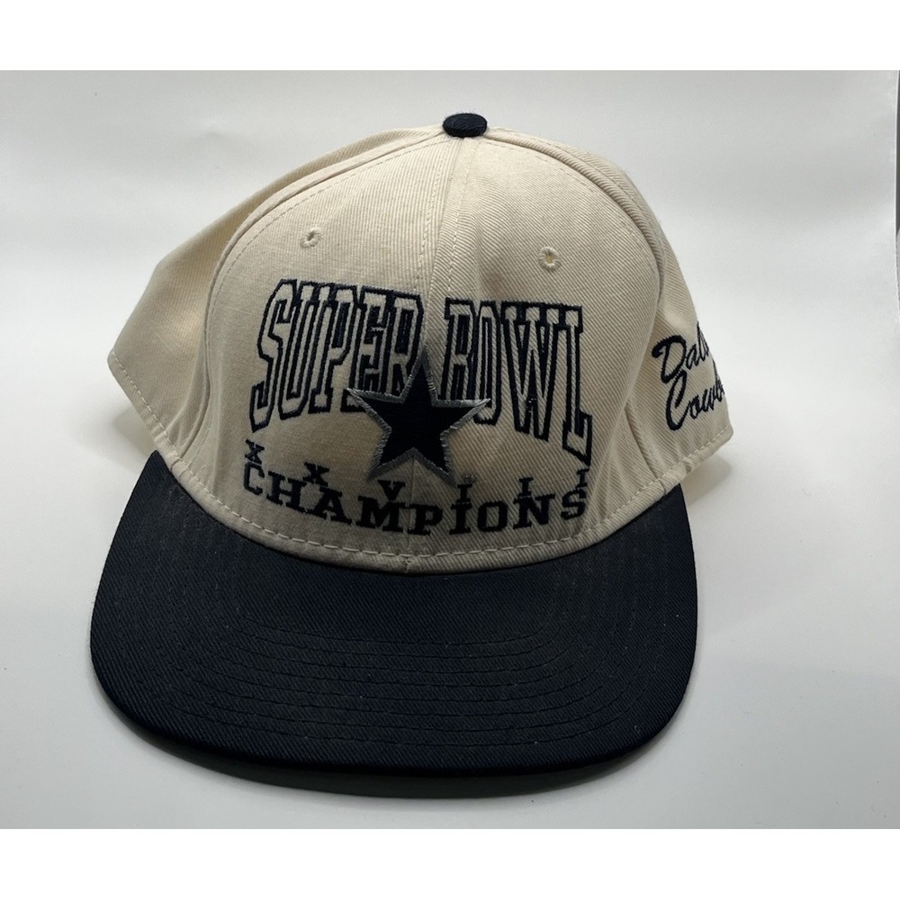 Vintage 1994 Dallas Cowboys Super Bowl XXVIII Champions Drew Pearson Hat